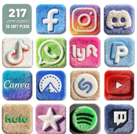 ايقونات fluffy