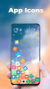 افضل تطبيق لتغيير شكل الايقونات بشكل مائل و تجميل الهاتف screenshot 6