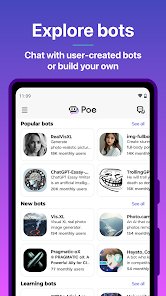 افضل تطبيق للتحدث مع الذكاء الاصطناعي باخر اصدار screenshot 4