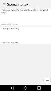 تطبيق احترافي لتحويل الصوت لكتابة تدعم جميع لغات العالم screenshot 2