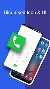 اخفاء الملفات و الصور داخل تطبيق المكالمات screenshot 3