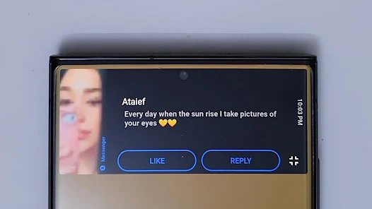 تحويل الكاميرا الأمامية إلى مركز إشعارات ذكي screenshot 4