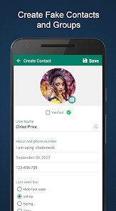 تطبيق تصميم شات كامل وهمي للهزار مع اصدقاءك screenshot 3
