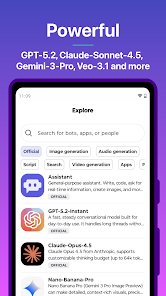 افضل تطبيق للتحدث مع الذكاء الاصطناعي باخر اصدار screenshot 3