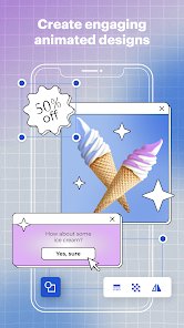 افضل تطبيق لتصميم الصور و الفيديوهات بقوالب احترافية بديل كانفا screenshot 7