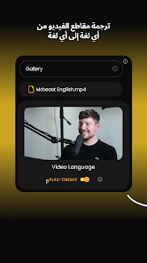 تطبيق لدبلجة الفيديوهات لاي لغة screenshot 4