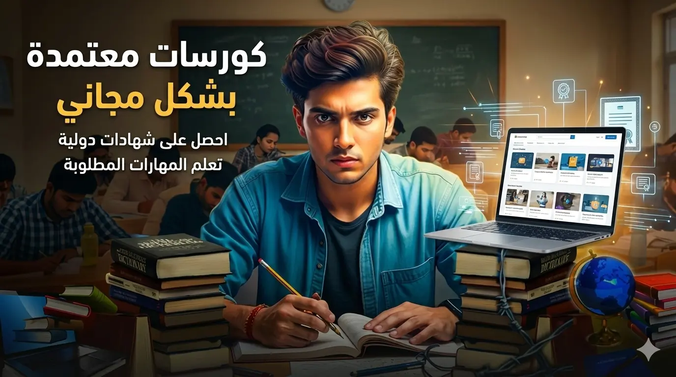 كورسات معتمدة فكل المجالات مع شهادة screenshot 1